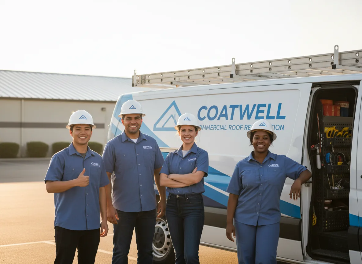 Commercial roof coating company in Reklaw, TX
